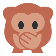 abe emoji der holder sig for munden